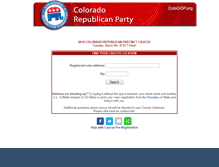 Tablet Screenshot of caucus.cologop.org